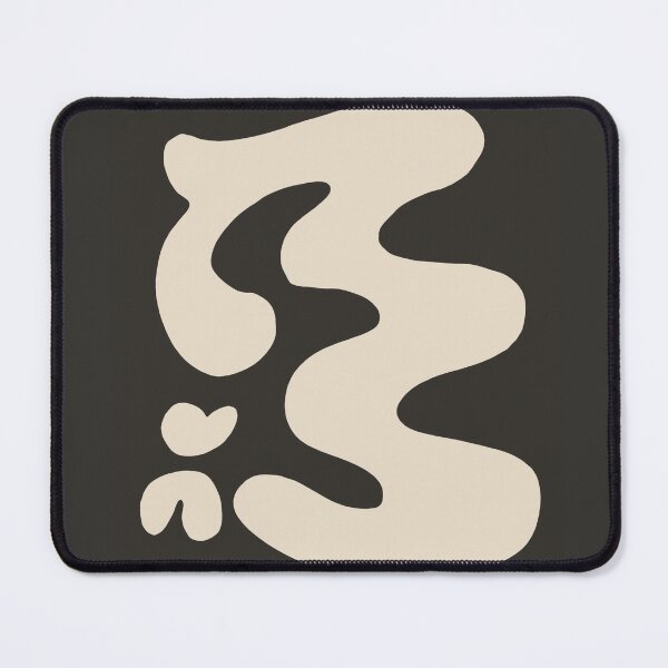 Item preview, Beige abstract minimalist design on brown background designed and sold by by-jwp.