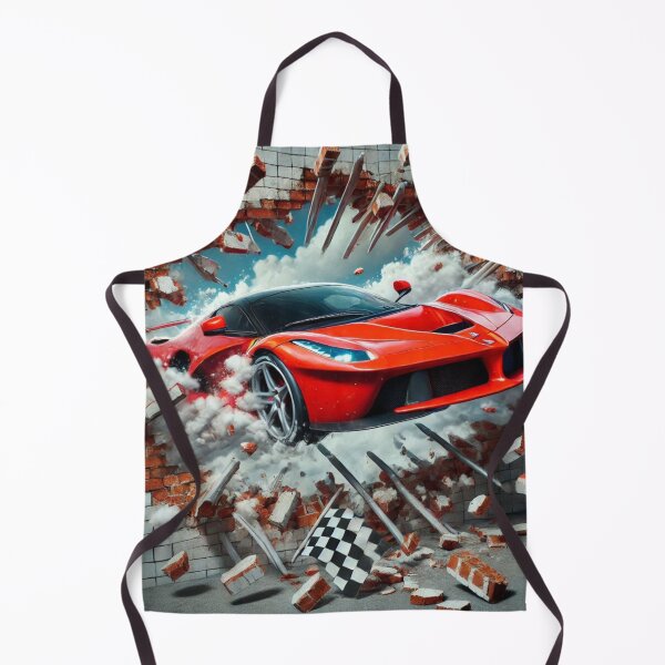 Item preview, car breaking through brick wall designed and sold by 3free3street - Neon & Graffiti Digital Art.