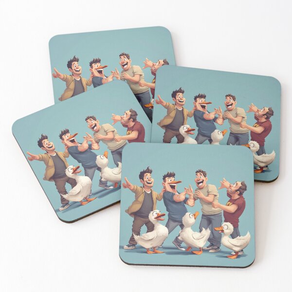Item preview, Duck vs Man designed and sold by DobermanFans.