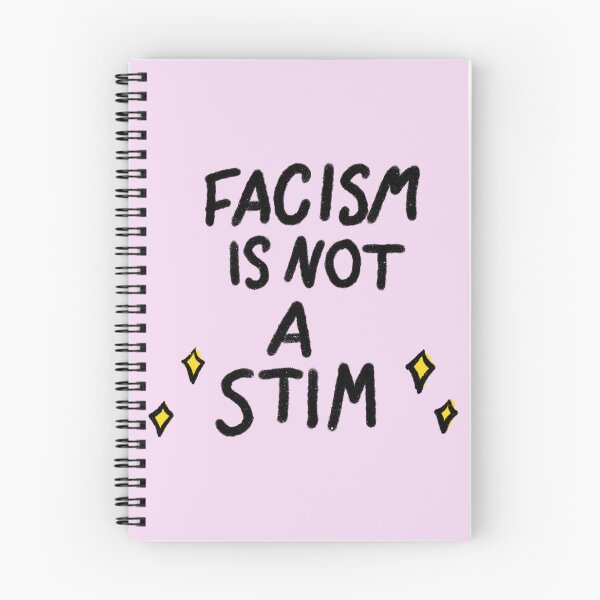 Item preview, FACISM IS NOT A STIM (Black/pnk) designed and sold by Pretty-Sounds.