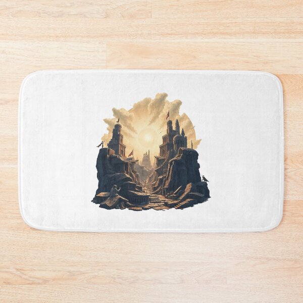 Item preview, Epic Fantasy Fortress - Grand Medieval Landscape designed and sold by samtheai.