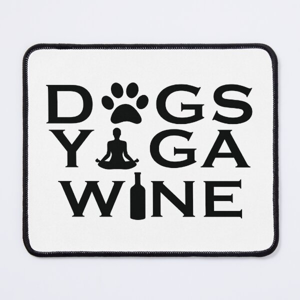 Item preview, Dogs Yoga Wine designed and sold by the-craft-shop.