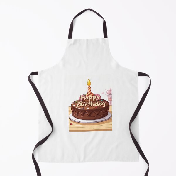Item preview, Chocolate Choco Birthday Cake kawaii cute funny happy designed and sold by CheeseBlueprint.