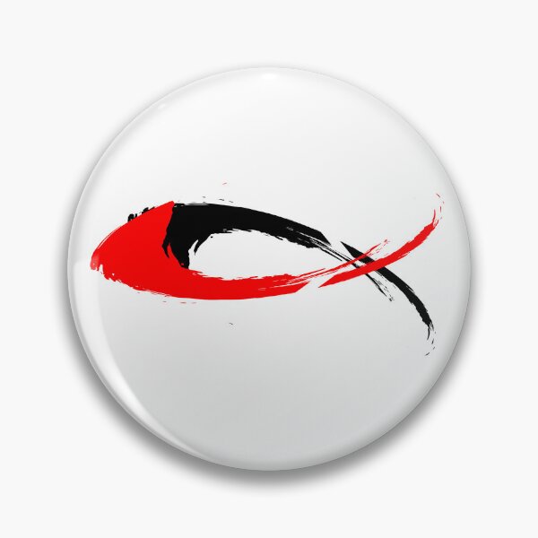 Item preview, Red and Black Ichthus Symbol Design | Modern Christian Minimalist Art designed and sold by ZechJohnRB.