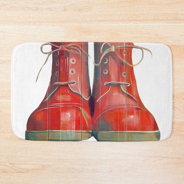 Item preview, Red Boots. Minimalist design. designed and sold by Shoot-The-Moon.