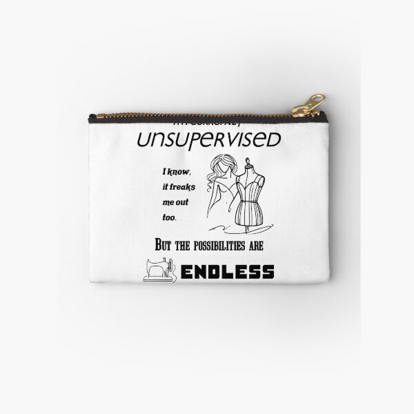 Item preview, I'm Currently Unsupervised, Sarcastic sewing Funny designed and sold by EwaVerse.