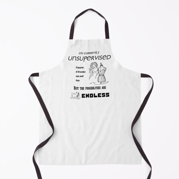 Item preview, I'm Currently Unsupervised, Sarcastic sewing Funny designed and sold by EwaVerse.
