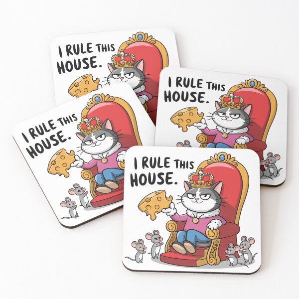 Item preview, Cat Royalty: I Rule This House designed and sold by ArtByYunus.