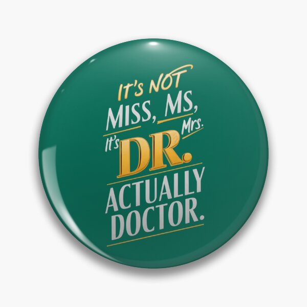 Item preview, Empowering Female Doctor Typography Art designed and sold by TeeGrit.