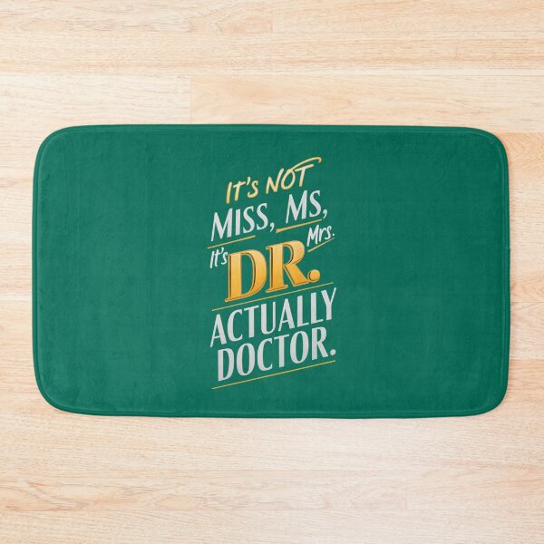 Item preview, Empowering Female Doctor Typography Art designed and sold by TeeGrit.