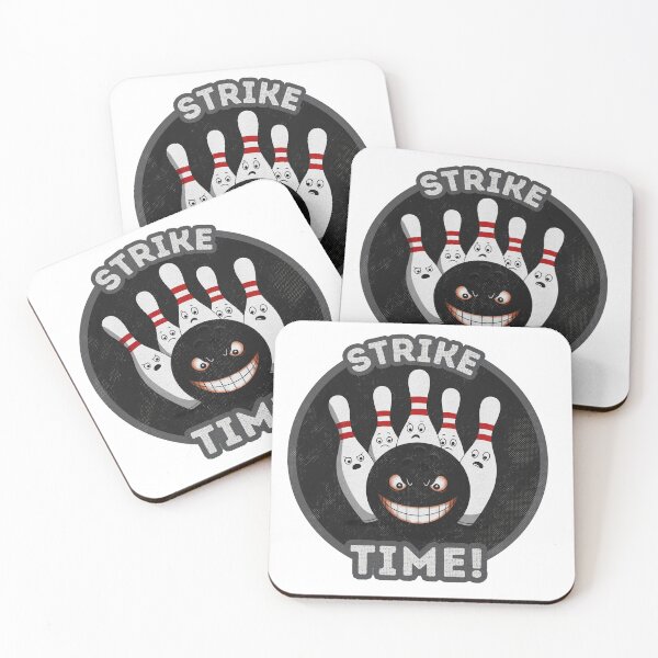 Item preview, Funny Bowling Ball and Pins | Strike Time Humor designed and sold by GALUMARKET.