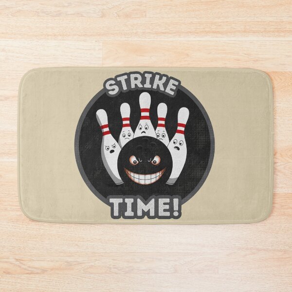 Item preview, Funny Bowling Ball and Pins | Strike Time Humor designed and sold by GALUMARKET.