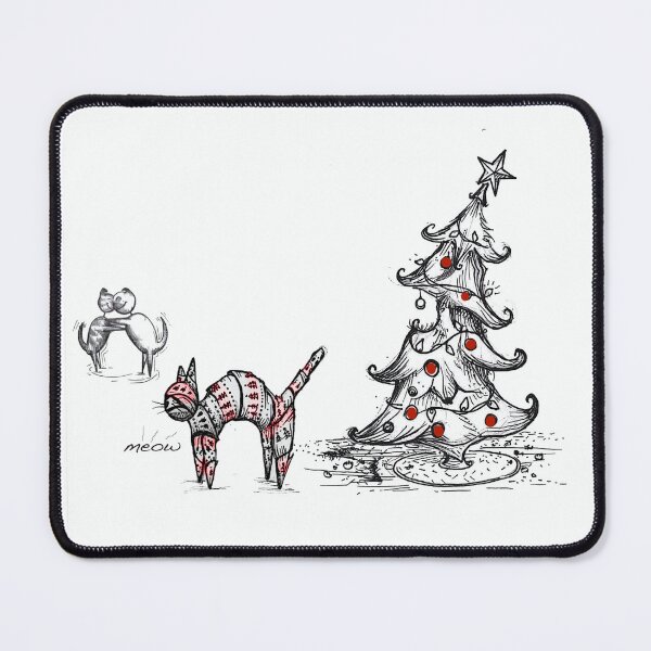 Item preview, Merry X-Mess (who wrapped the cat?)  designed and sold by SteveFogle.
