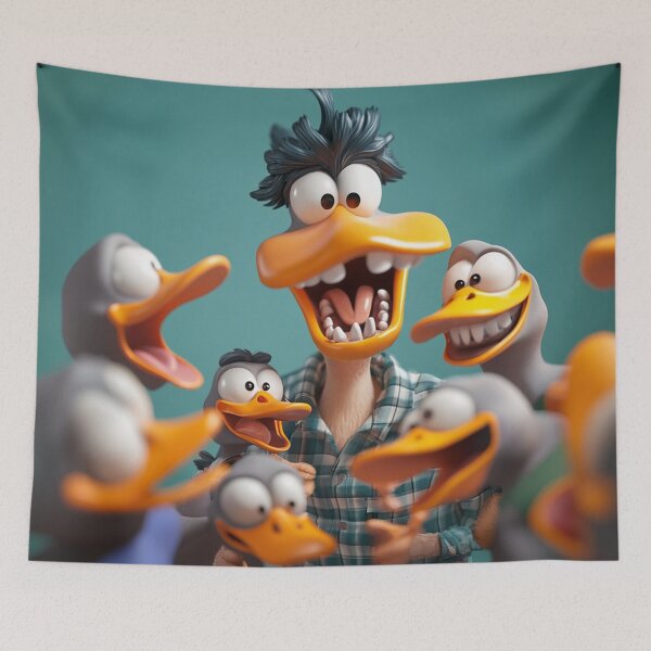 Item preview, A Man Transformed into a Duck designed and sold by DobermanFans.