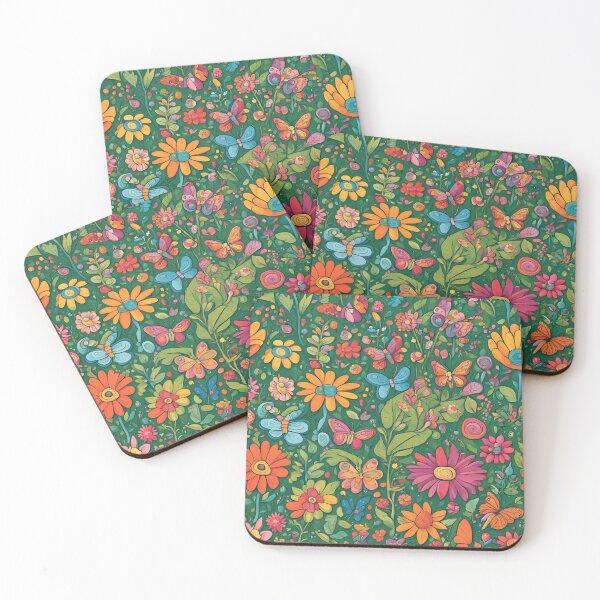 Item preview, Vibrant Floral Garden Illustration designed and sold by poppet103.