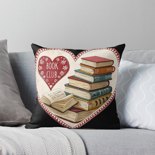 Item preview, Book Club Babe, Heart-shaped design with book stacks, Book Lover, Bibliophile, Bookworm, Book Addict, Reading Time designed and sold by PixelStoneDesign .