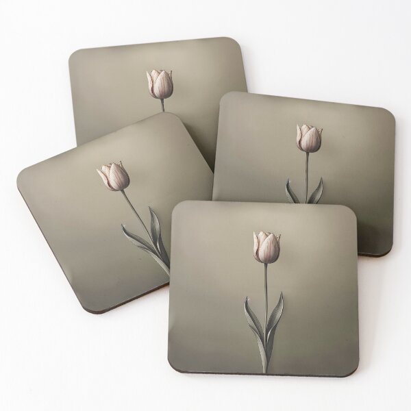 Item preview,  The charm of tulips on a textured grunge canvas designed and sold by Marcu Ioachim.
