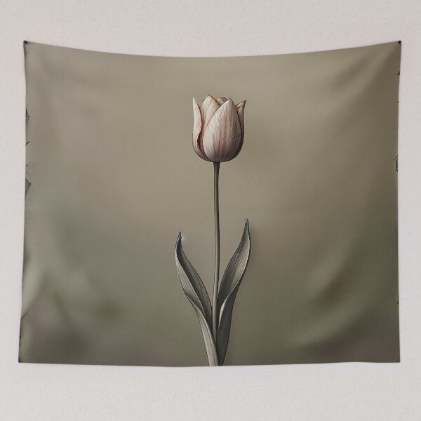 Item preview,  The charm of tulips on a textured grunge canvas designed and sold by Marcu Ioachim.