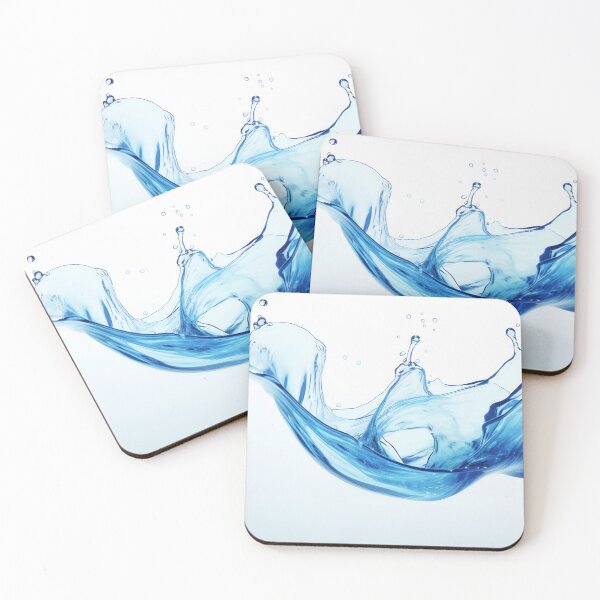 Item preview, Serene Blue Splash Waves designed and sold by anytka.