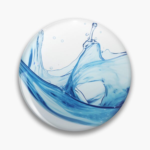 Item preview, Serene Blue Splash Waves designed and sold by anytka.