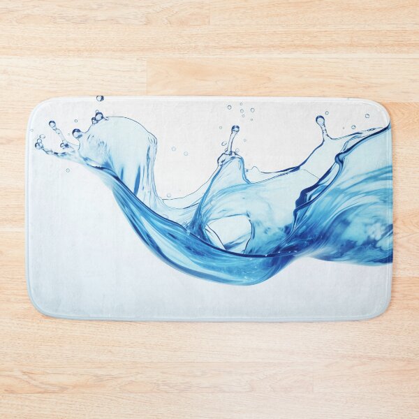 Item preview, Serene Blue Splash Waves designed and sold by anytka.