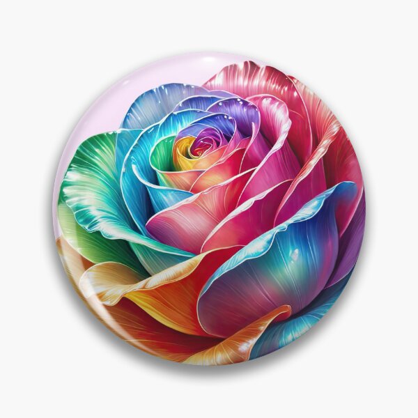 Item preview, beautiful rainbow colored rose designed and sold by LoneAngel.