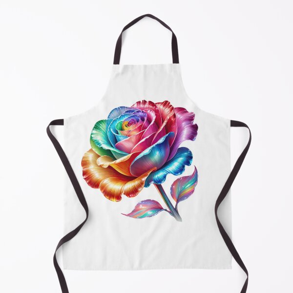 Item preview, beautiful rainbow colored rose designed and sold by LoneAngel.
