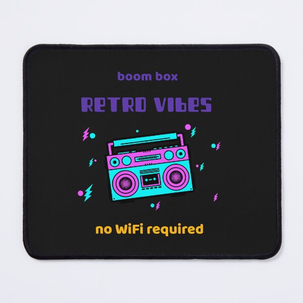 Item preview, Boom Box Retro Vibes no WiFi required designed and sold by tshirtsthatwork.