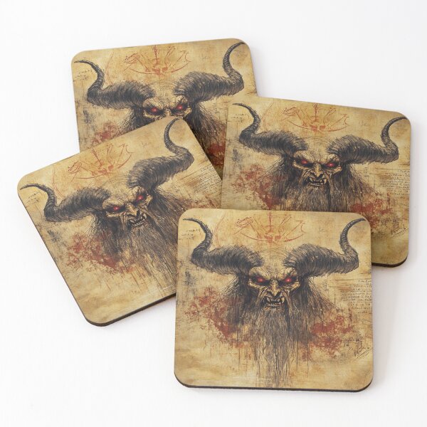 Item preview, Satan Devil Infographic With Notes designed and sold by Nightarcade.