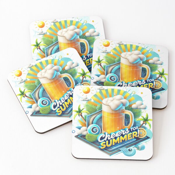 Item preview, Cheers for Summer – Tropical Beer Design designed and sold by agazub90.