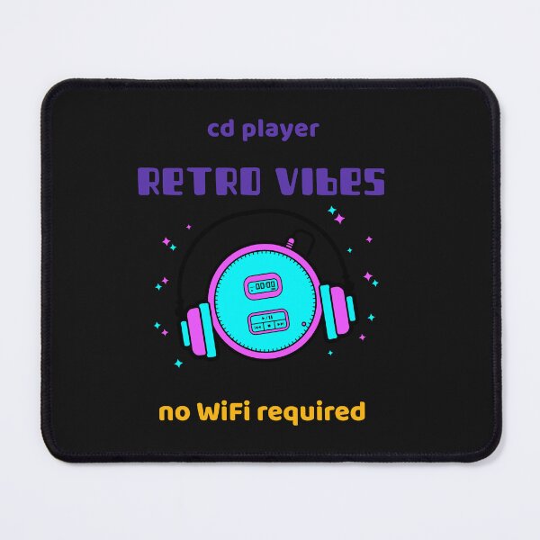 Item preview, CD Player Retro Vibes No WiFi Required designed and sold by tshirtsthatwork.