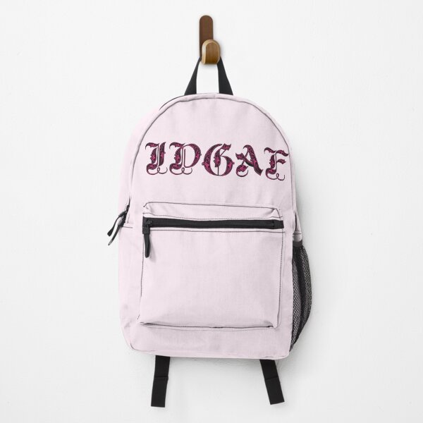Item preview, Pink IDGAF Elegant Calligraphy designed and sold by Skull Fern.