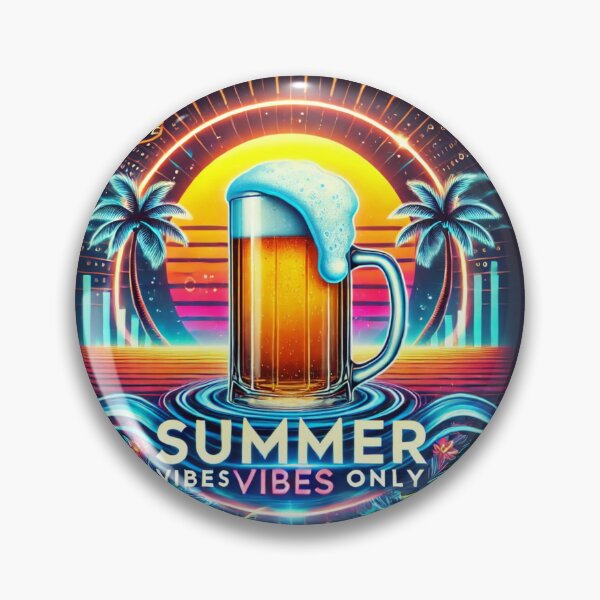 Item preview, Summer Vibes – Neon Beer Design designed and sold by agazub90.