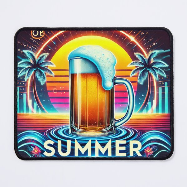 Item preview, Summer Vibes – Neon Beer Design designed and sold by agazub90.