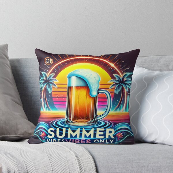 Item preview, Summer Vibes – Neon Beer Design designed and sold by agazub90.