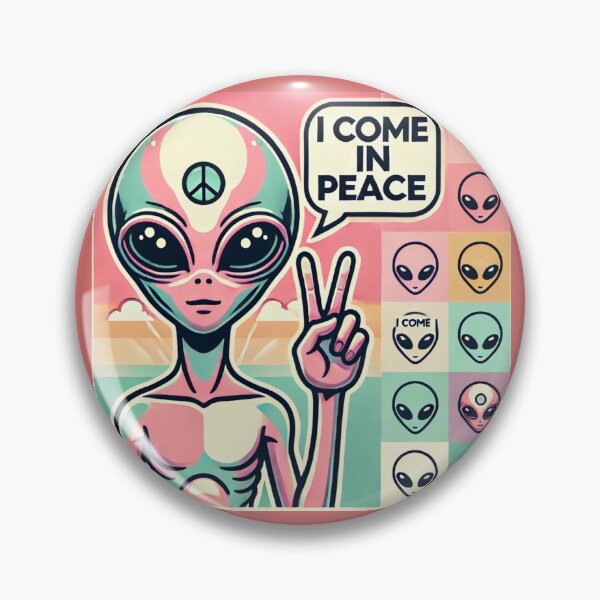 Item preview, I Come in Peace designed and sold by Planetporridge.