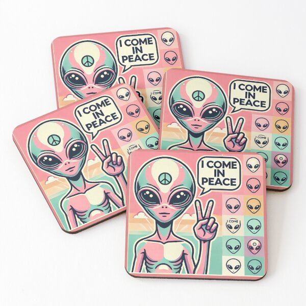 Item preview, I Come in Peace designed and sold by Planetporridge.