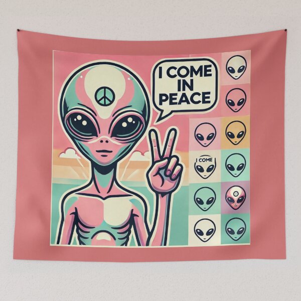 Item preview, I Come in Peace designed and sold by Planetporridge.