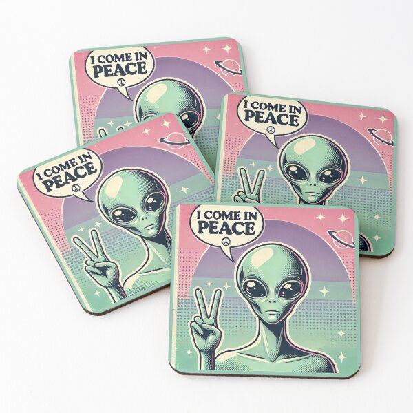 Item preview, I Come in Peace Art designed and sold by Planetporridge.