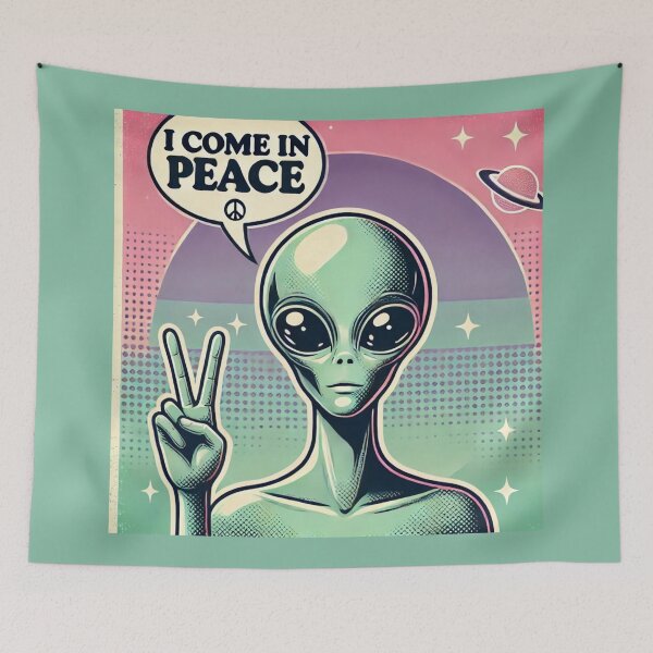 Item preview, I Come in Peace Art designed and sold by Planetporridge.