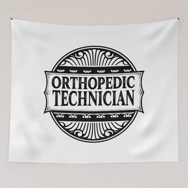 Item preview, Orthopedic Technician typography designed and sold by bukajart.