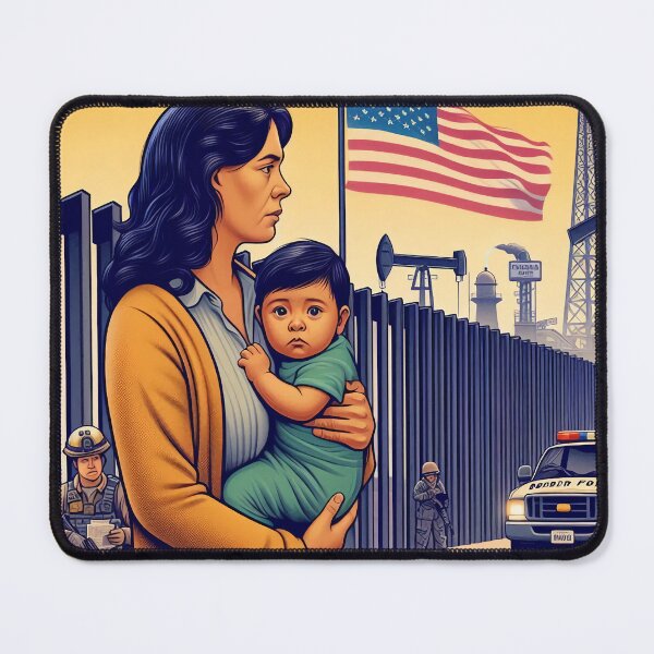 Item preview, Hope and Resilience: Mother and Child at the Border designed and sold by HartyDesign.