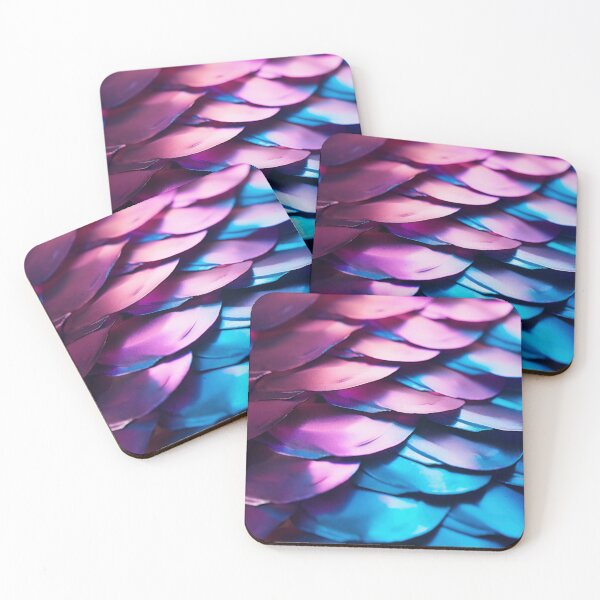 Item preview, Colorful Iridescent Scales Close-Up designed and sold by anytka.