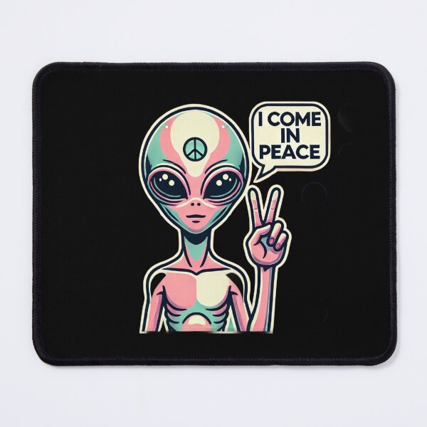 Item preview, Come in Peace Alien designed and sold by Planetporridge.