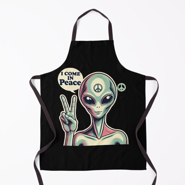 Item preview, I Come in Peace Alien designed and sold by Planetporridge.