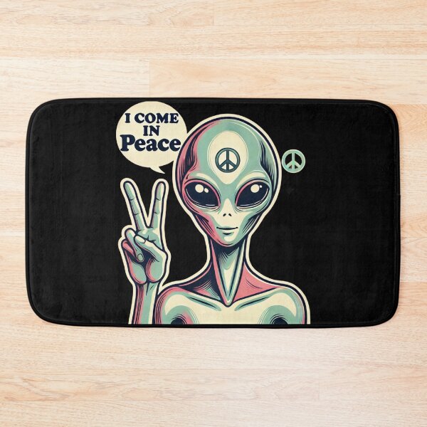 Item preview, I Come in Peace Alien designed and sold by Planetporridge.