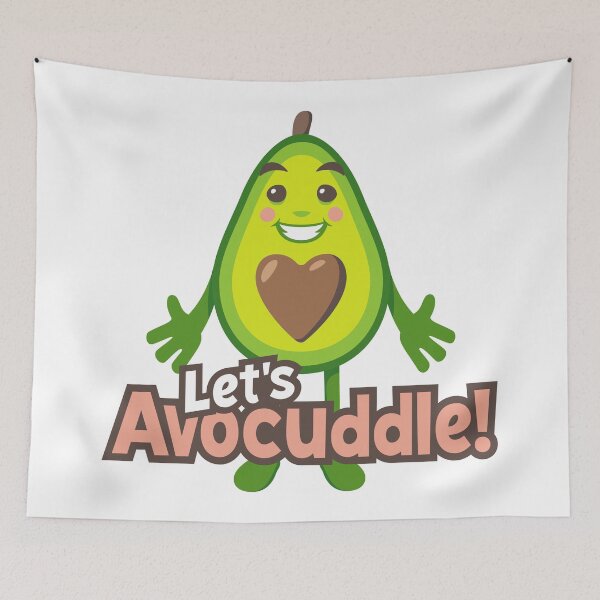 Item preview, JoyPixels™ Lets Avocuddle Avocado Emoji designed and sold by JoyPixels.