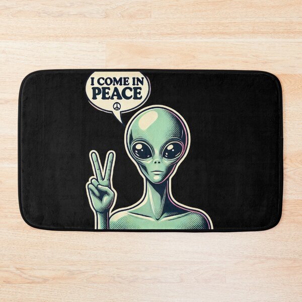 Item preview, I Come in Peace Alien Art designed and sold by Planetporridge.