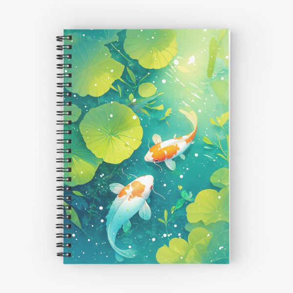 Item preview, Harmony of Koi Fish in Serene Waters designed and sold by AshiraCreations.