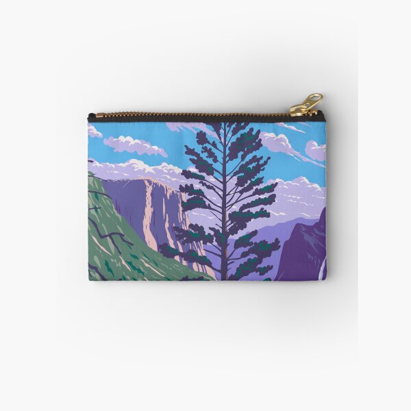 Item preview, Bridalveil Fall and El Capitan in Yosemite National Park WPA Poster Art designed and sold by patrimonio.